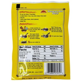 Sunbird Seasoning Mixes Multi-Pack (Mongolian Beef, 4-Pack)