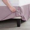 Nestl Dusty Purple Full XL Bed Skirt - Full XL