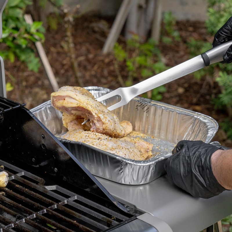 Kenmore 3-Pc Stainless Steel BBQ Grill Tool Set