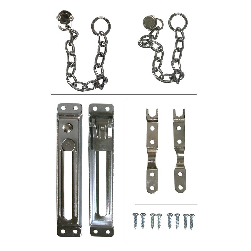WAKI Door Chain, Chrome, Strong Build