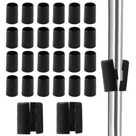 Bivethoi 54 Pack Wire Shelf Clips, 3/4 Inch Dia Split Shelving Sleeves Replacements for Wire Shelving System, 27 Pairs