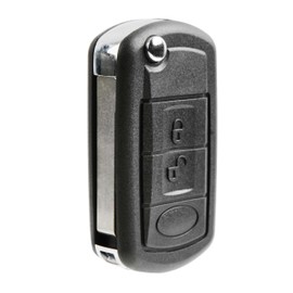 USARemote Keyless Entry Remote Key Fob Flip Wide Blade Replacement for 1997-2004 2005 2006 2007 2008 2009 2010 2011 Land Rover Range Rover Sport LR3 Discovery (NT8-15K6014CFFTXA, 46)