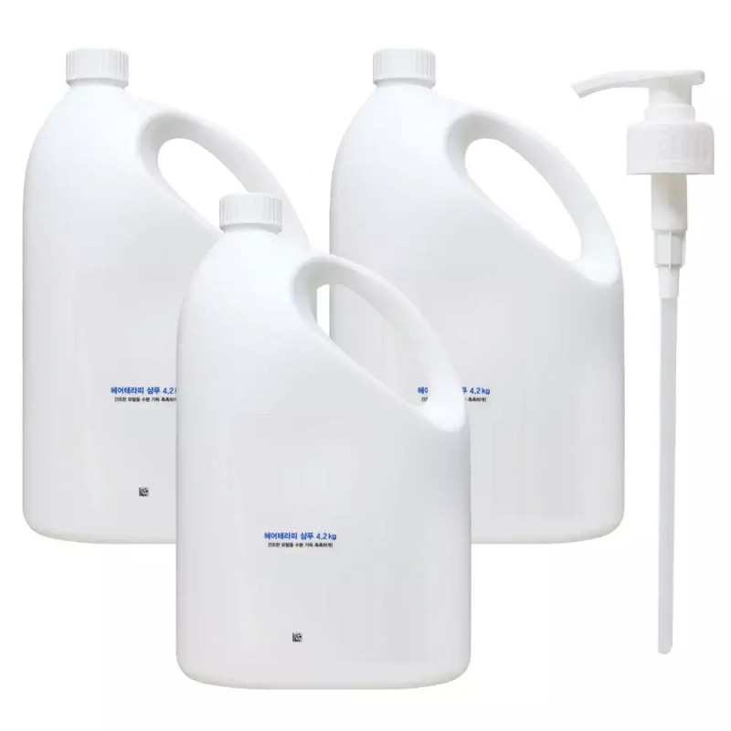 AmorePacific 아모레퍼시픽 대용량 헤어테라피 샴푸 4.2Kg x 3개 + 펌프