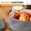 Westmark Brottasche Oval – Stoff-Brotkorb für Brot, Brötchen, Gebäck &