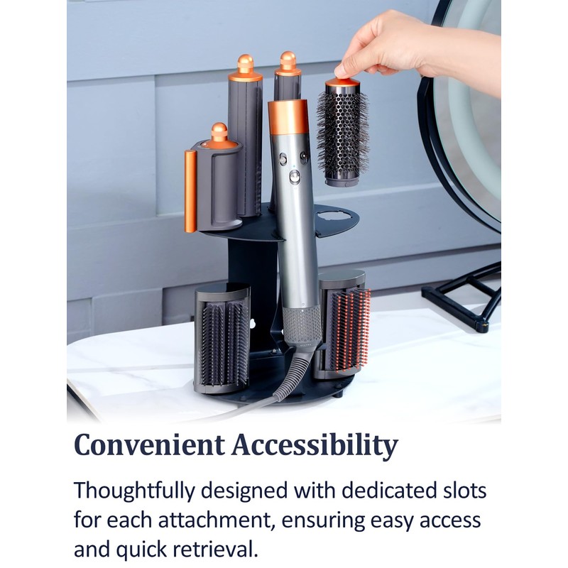 Nekuma Curling Iron Holder Attachments Compatible with Dyson Airwrap Organizer