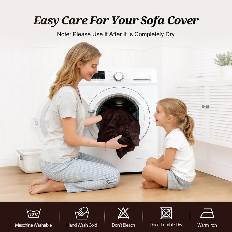 Couch Cushion Covers for Sectional Sofa Seat Cushion Cover Stretch