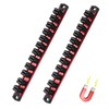 WORKPRO Magnetic Screwdriver Organizer and Wrench Organizer, Aluminum Rail Magnetic