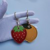 CATCH ON AirTag Case, Key Ring, Strawberry, Lemon, Cute, Strawberry,