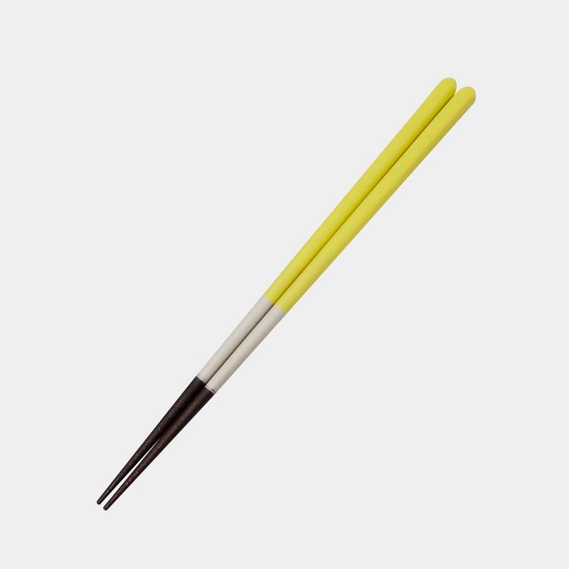 Ishida 10344-2 Chopsticks Cafe Color Banana Milk, 9.1 inches (23