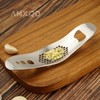 AMXRD Garlic Press Rocker & Silicone Peeler (Random Color), Stainless