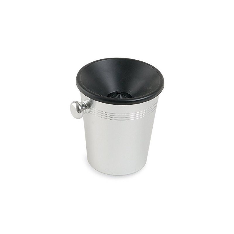 Mini/Individual Aluminium Wine Spittoon - Black Funnel