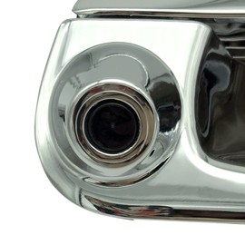 Master Tailgaters Chrome Tailgate Handle with Backup Camera Replacement for Ford F150 F250 F350 F450 F550 (1997-2007) | IP68 Waterproof | Parking Grid Lines Available | Easy to Install