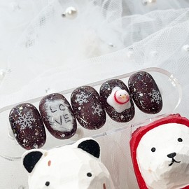 Pure J [x-mas collection 2] sɴᴏᴡᴍᴀɴ ⛄ - ​​Almond / 퓨어제이[x-mas컬렉션2] sɴᴏᴡᴍᴀɴ ⛄ - 아몬드