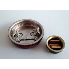 Steel Drum Closure Bung Plug Set 55 Gallon Barrel with Buna Seal