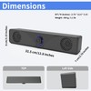 BRYNCO Computer Speakers for Desktop Monitor, USB Powered Wired PC