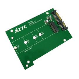 ZTC Thunder Board M.2 (NGFF) SSD to SATA III Board Adapter. Multi Size Fit with High Speed 6.0GB/s. Model ZTC-AD001