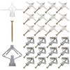Pack of 100 Cavity Dowels, Plasterboard Dowels, Drywall Dowels, Butterfly