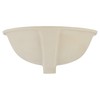 Signature Hardware 447968 Mangrove 17" Vitreous China Undermount Bathroom Sink
