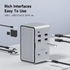 Hagibis USB C Docking Station with M.2 NVMe/SATA SSD Enclosure
