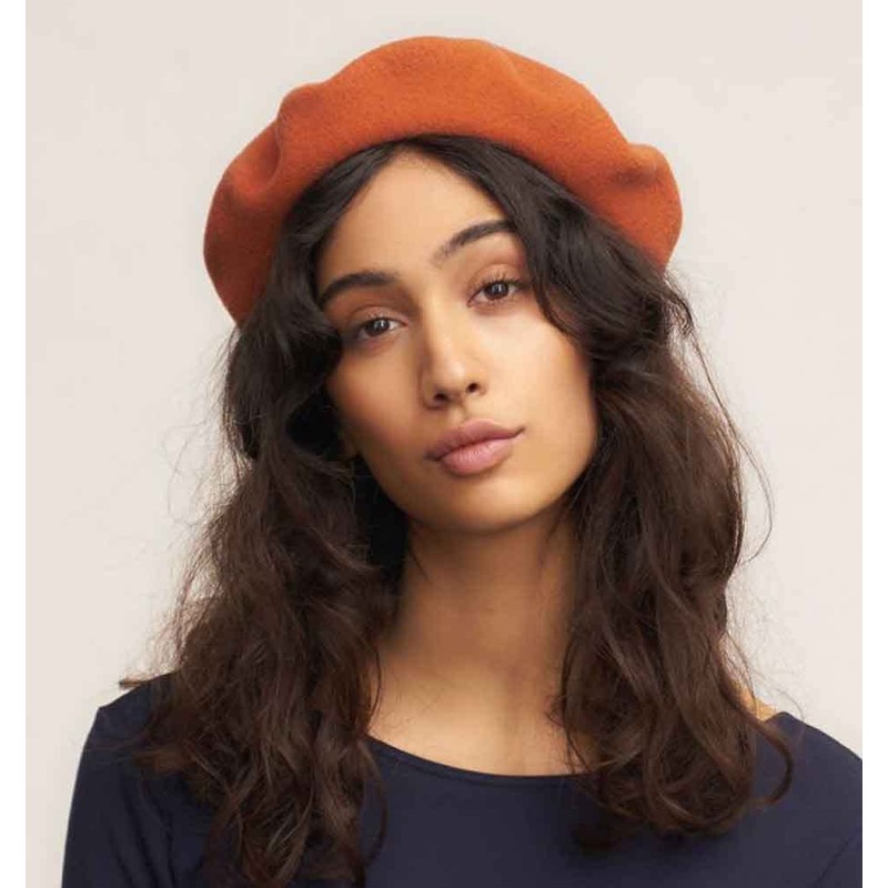 Laulhere Authentique Traditional French Wool Beret, Paon (Peacock Blue)