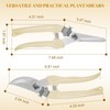 Amylove 24 Pcs Garden Flower Shears Pruning Scissors Valentine Heavy
