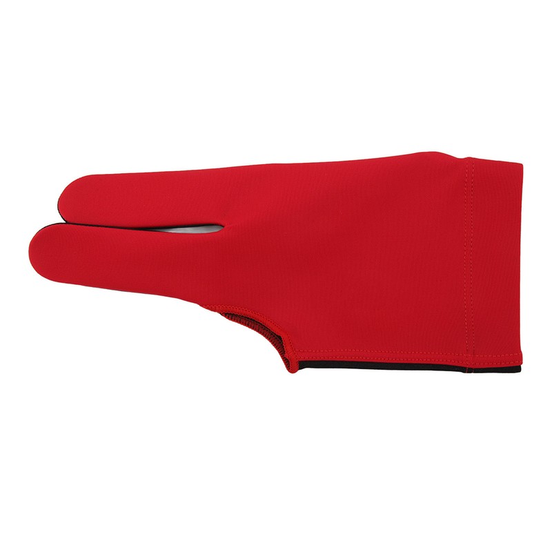 Left Hand Billiard Gloves Polyurethane Fiber Average Size Three Fingers