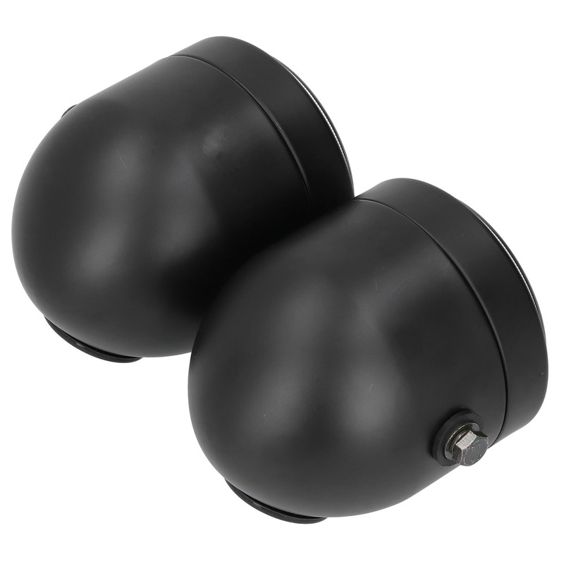 Universal LED Headlamp Double Lamps Round Angel Eyes High Low