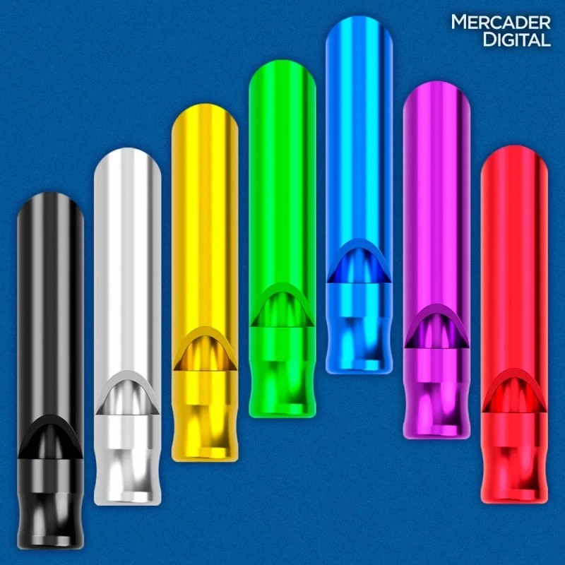 Mercader Digital 20 Pzs Silbato De Aluminio Supervivencia Emergencia Rescate