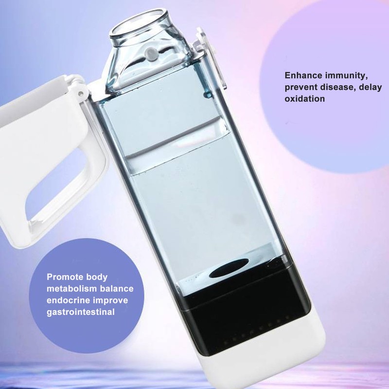 Hydrogen Water Cup, Portable Water Ionizer Generator, 1500 to 3000ppb