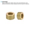 PATIKIL M6 Brass Spacers, 12 Pcs Metal Spacer Brass 6mm