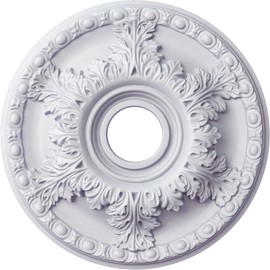 Ekena Millwork CM18GA 18-Inch OD x 3 1/2-Inch ID x 1 3/4-Inch Granada Ceiling Medallion