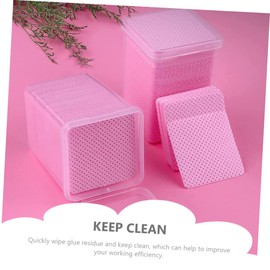 Baluue Sets Professional Lash Remover Pads Safe Cleansing Wipes Makeup Tool Cleaning Supplies Pcs