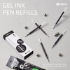 Gel Pens Refill for KACO Pens Asian Standard, Black Ink,