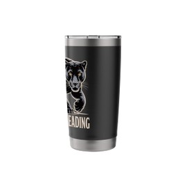 Oh Lawd He Treading Fat Cat Walking Cute Meme - Stainless Steel Insulated Tumbler