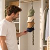 Wardrobe Hat Rack Hanging Rope Hat Storage Clips Hat Organizer