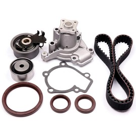 SCITOO TCKWP284A Engine Timing Belt Kit Fits for 06-12 for Hyundai Elantra 06-09 for Hyundai Tucson 10-11 for Kia Soul 06-09 for Kia Spectra Spectra5 06-09 for Kia for Sportage