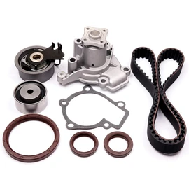 SCITOO TCKWP284A Engine Timing Belt Kit Fits for 06-12 for Hyundai Elantra 06-09 for Hyundai Tucson 10-11 for Kia Soul 06-09 for Kia Spectra Spectra5 06-09 for Kia for Sportage