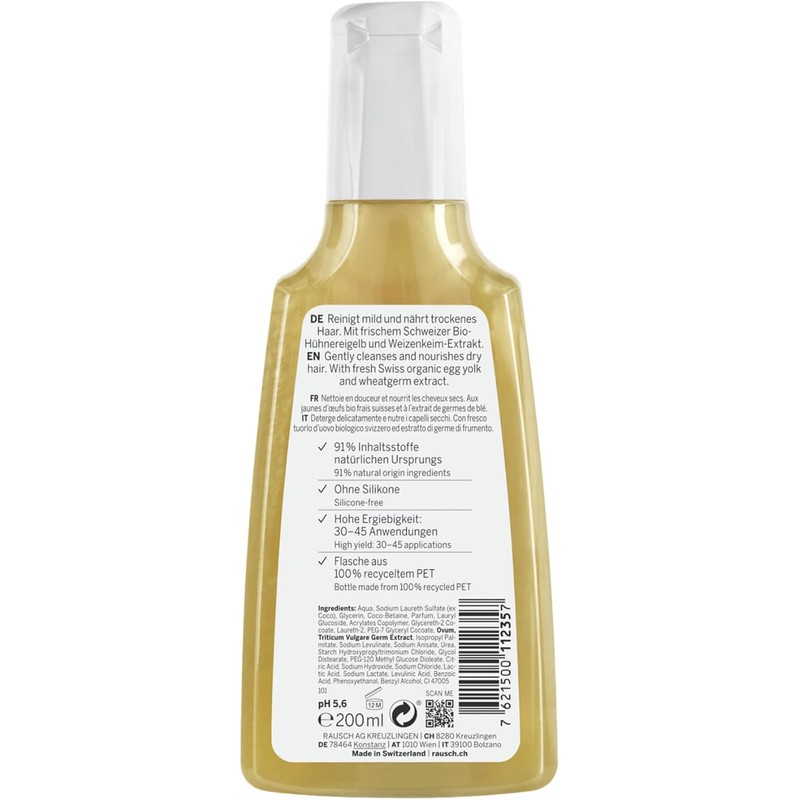 RAUSCH Egg-Oil Nourishing Shampoo 200 ml