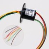 Comidox 12.5mm 300Rpm 6 Wires CIRCUITSx2A Capsule Electrical Slip Ring
