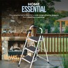 SIMPLI-MAGIC Step Ladder, 3 Step Stool Ergonomic Folding Step Stool