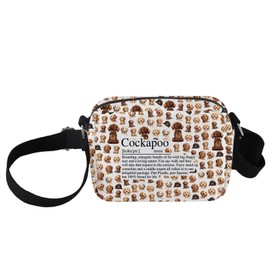 PXTIDY Cockapoo Gifts Cockapoo Definition Crossbody Bag Cockapoo Lover Gift Cockapoo Dog Mom Crossbody Handbag Purse