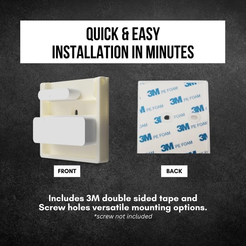 Garage Door Sensor Bracket Compatible with ADT | Universal All-in-One