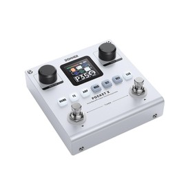 Donner PocketX Multi-Effector, 20 Amplifier Models, Compact for Guitar and Bass, Compatible with Win/Mac/iOS/Android