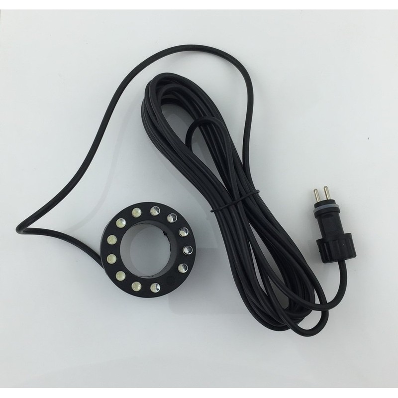 CNZ Submersible 12-LED Fountain Ring, No AC Adapter Included, Black