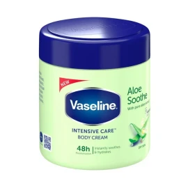 Vaseline Aloe Soothe Moisturizing Body Cream, 13.5oz (400ml) (Pack of 3)