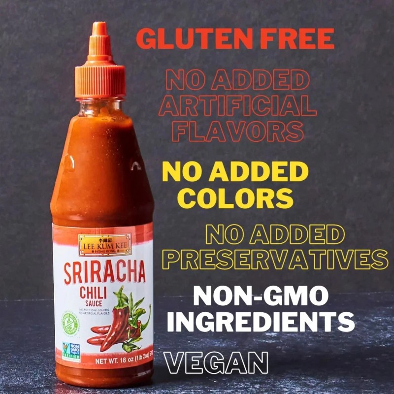 Lee Kum Kee Sriracha Chili Dipping Sauce No Preservatives Non-GMO