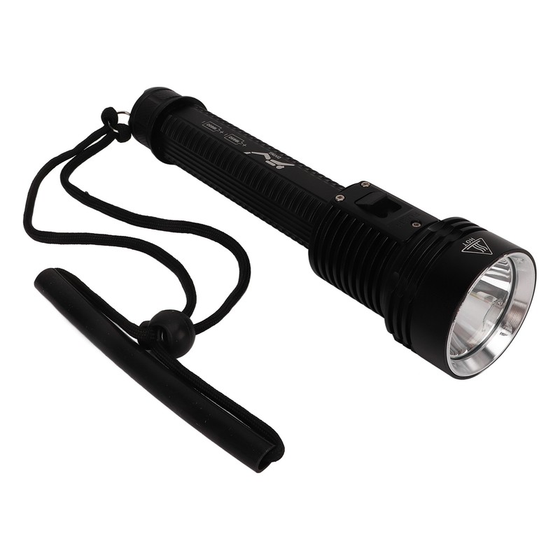 T40 Diving Flashlight Magnetron Switch Strong Light Dive Torch IPX8
