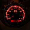 Diesel Tachometer, Tachometer Red Backlight for Car(black)