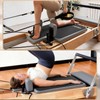 TOBWOLF Pilates Reformer Mat, 39" x 24" Non-Slip Suede Cover,