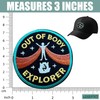 LEMEPINZ Out of Body Explorer 3 Inches Embroidery Patch, Aesthetic